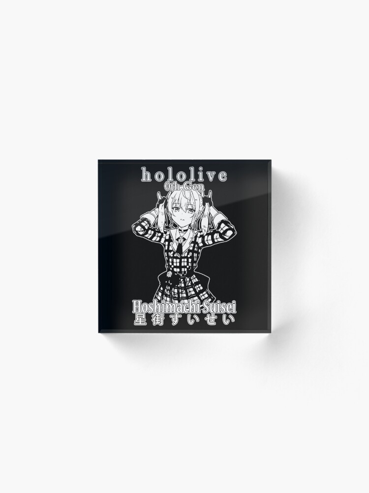 Alternate view of Hoshimachi Suisei 0th Gen Hololive Acrylic Block
