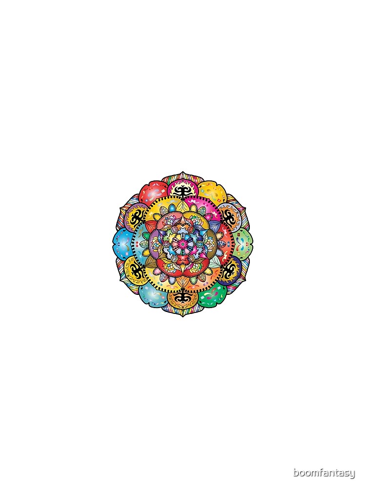 Mandala de colores de boomfantasy