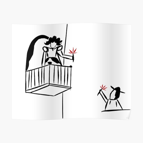 Romeo Juliet Poster By Likewater Redbubble Romeo Juliet Poster By Likewater Redbubble