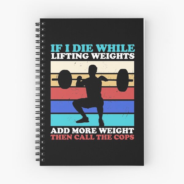 Item preview, Funny Workout Gym design If I Die Lifting Weights graphic designed and sold by Lisbob.