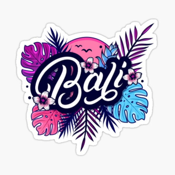 Aperçu de l'œuvre Vacances au logo de Bali créée et vendue par tetyboom.