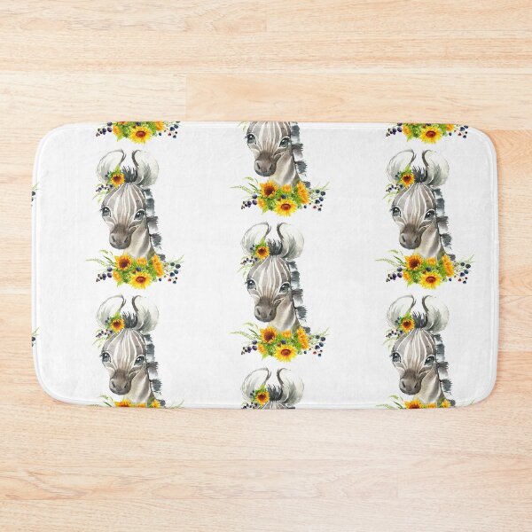 Item preview, Zebra Foal with Yellow Floral Sunflowers  designed and sold by Paulele.