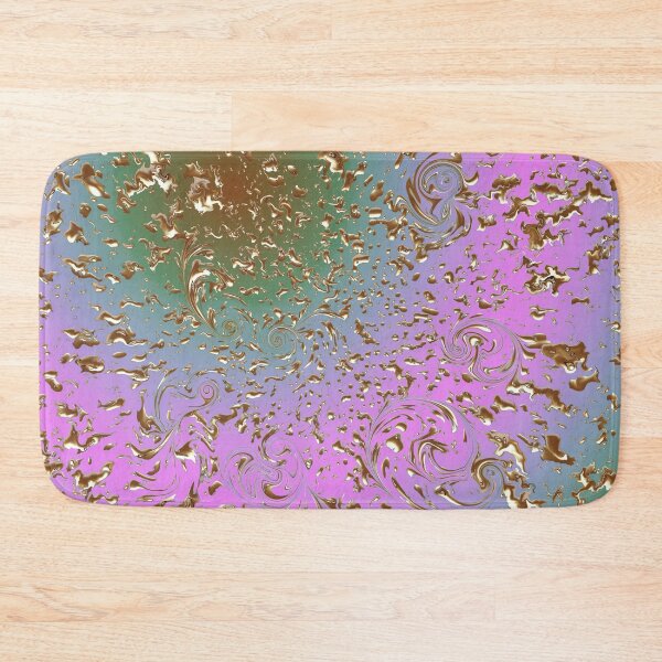 Item preview, Pattern Golden Rain  Light Magenta  Green designed and sold by runati.