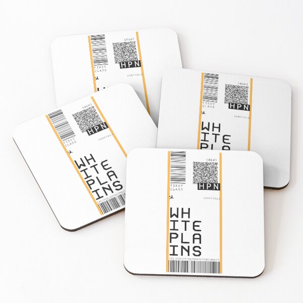 Item preview, White Plains Airport Ticket designed and sold by Jessica Arling.