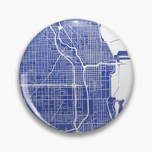 Item preview, Chicago Map designed and sold by CartoCreative.