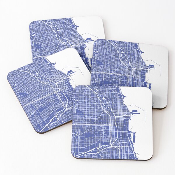 Item preview, Chicago Map designed and sold by CartoCreative.