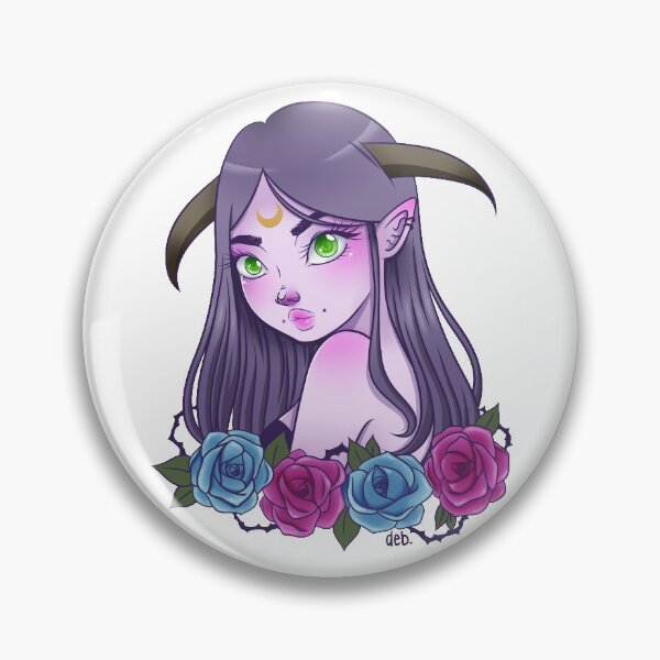Item preview, Dark Demon Girl designed and sold by ArtByDebs.