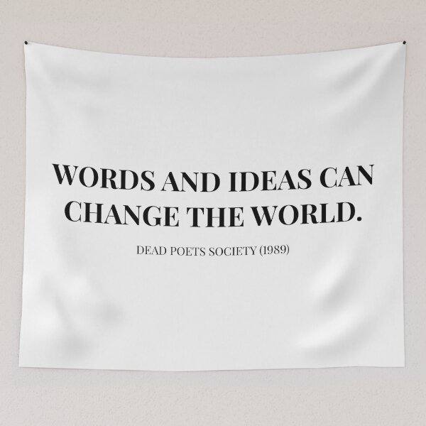 Item preview, Dead Poets Society Movie Quote designed and sold by TamDigitalPrint.