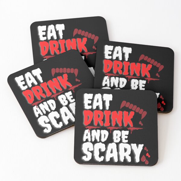 Item preview, Eat Drink And Be Scary designed and sold by sunandsnowglobe.