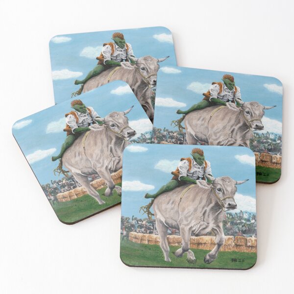 Item preview, Goblin Rider Ox Racing designed and sold by HelmsArt.