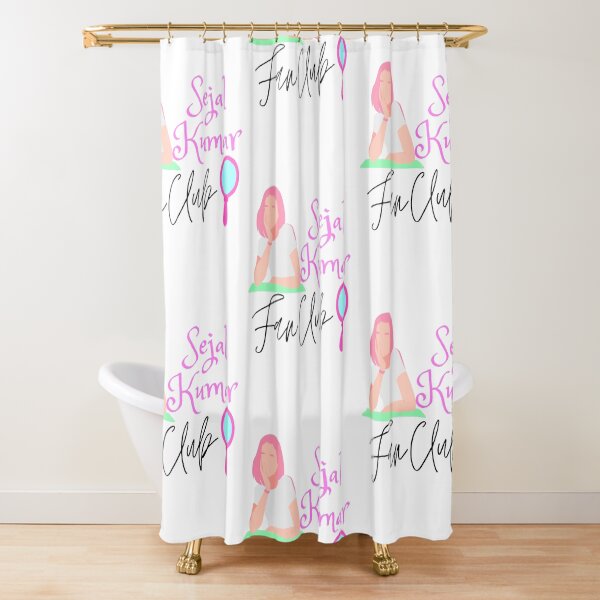 sejal kumar fan club/indian/ fashion influencer/india tshirts Shower Curtain