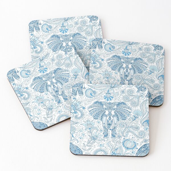 Item preview, Blue indian elephant  designed and sold by urbanstore69.