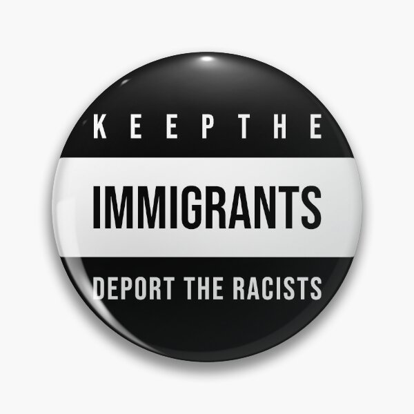 Item preview, Keep the immigrants deport racists designed and sold by arrowroses.