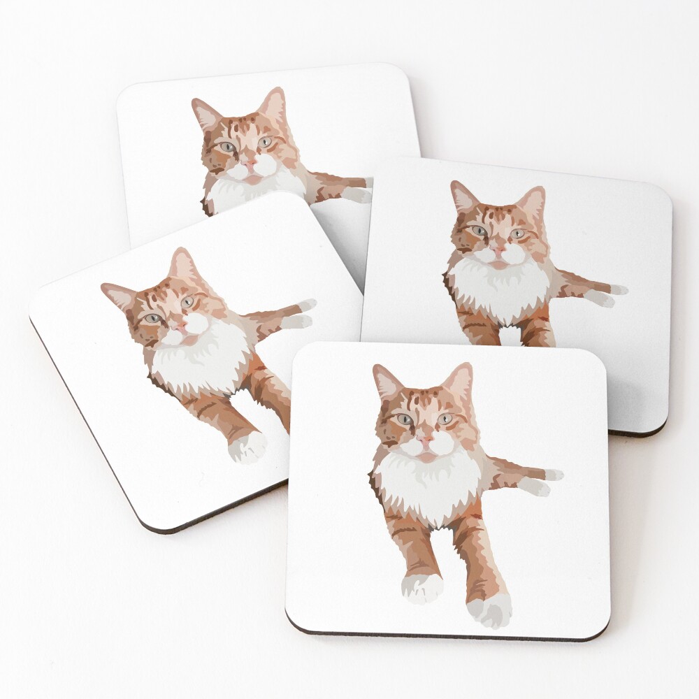 Item preview, Coasters (Set of 4) designed and sold by KatsDogs.