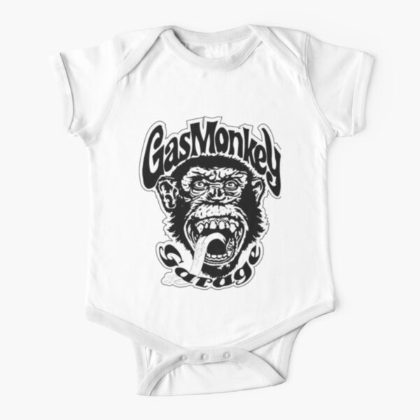 Garaje Gas Monkey Body de manga corta para bebé