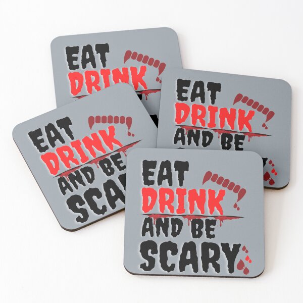 Item preview, Eat Drink And Be Scary designed and sold by sunandsnowglobe.