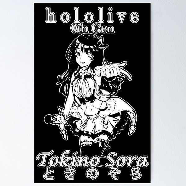 Vista previa del artículo con la obra «Tokino Sora 0th Gen Hololive», diseñado y vendido por TonaPlancarte.