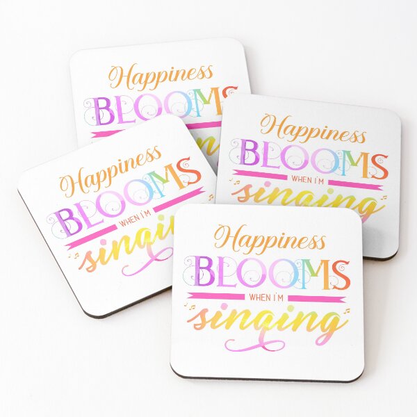 Item preview, Happiness blooms when I'm Singing because Life is better singing designed and sold by DSeller.