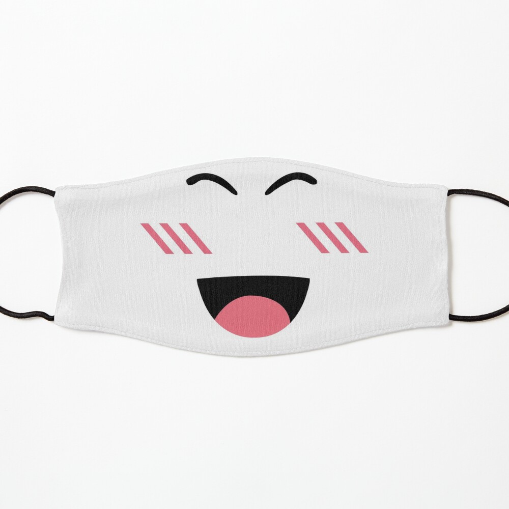 Super Super Happy Face Roblox Mask By T Shirt Designs Redbubble - super super happy face roblox avatars