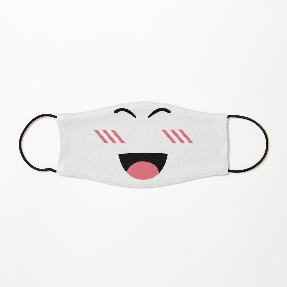 Super Super Happy Face Roblox Mask By T Shirt Designs Redbubble - super super happy face roblox avatars