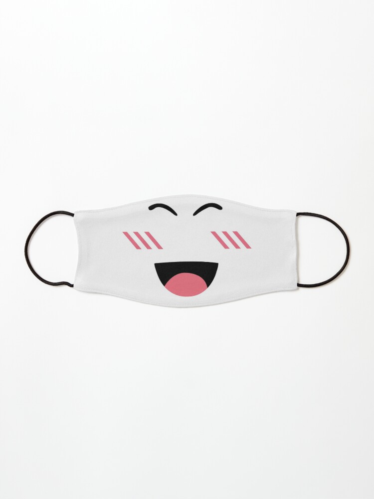 Super Super Happy Face Roblox Mask By T Shirt Designs Redbubble - red face mask roblox