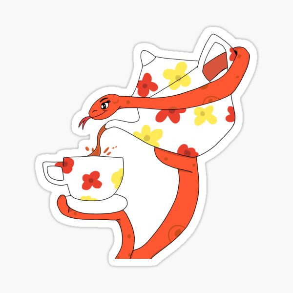 Spill The Tea, Snake Sticker