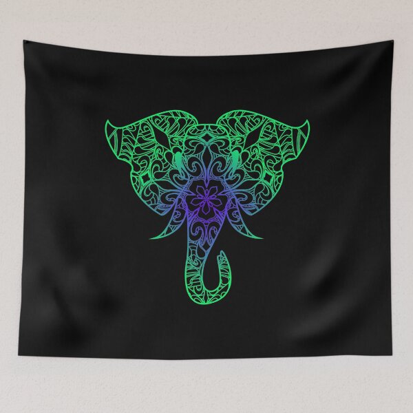 Item preview, Indian elephant colorful painted gift idea designed and sold by Argentini.