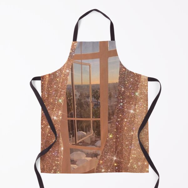 Item preview, Aesthetically pleasing vintage retro sparkly curtains dreamy view designed and sold by samararibas.