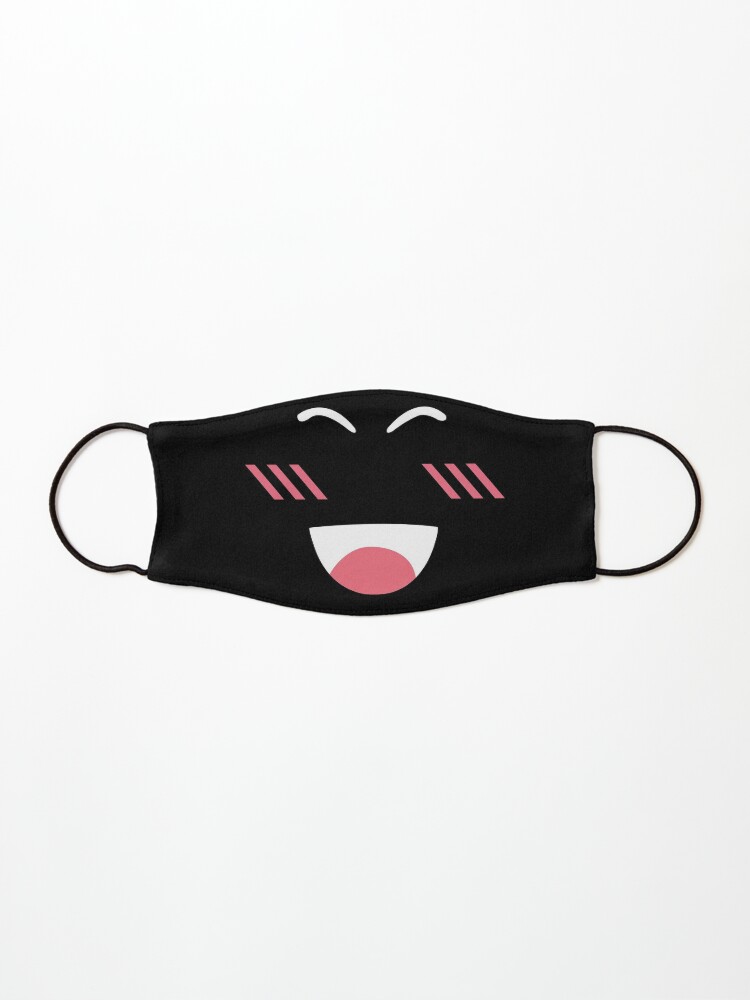 Super Super Happy Face Roblox White Mask By T Shirt Designs Redbubble - happy black picture roblox