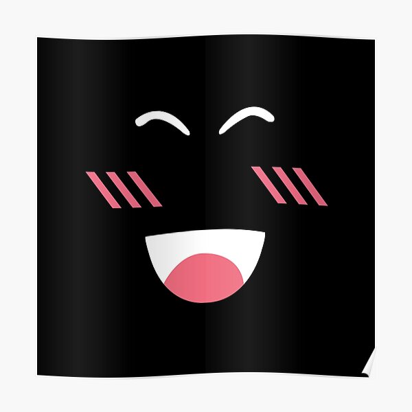 Super Happy Face Posters Redbubble - gogeta face roblox