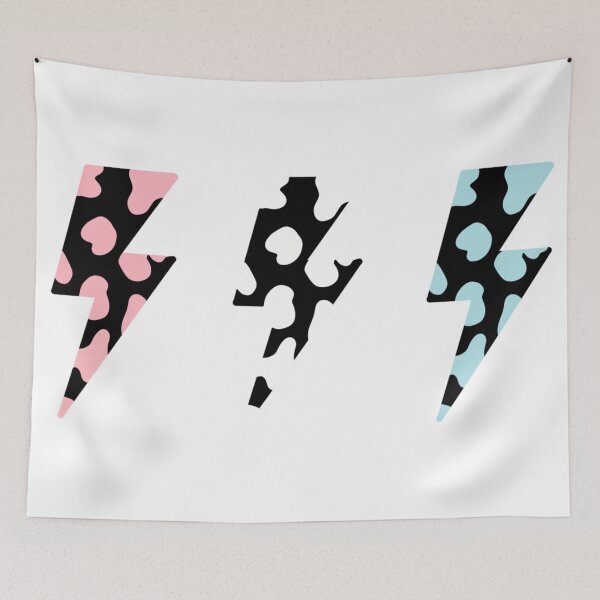 Item preview, Cow Print Lightning Bolts designed and sold by 3llaw3ss.