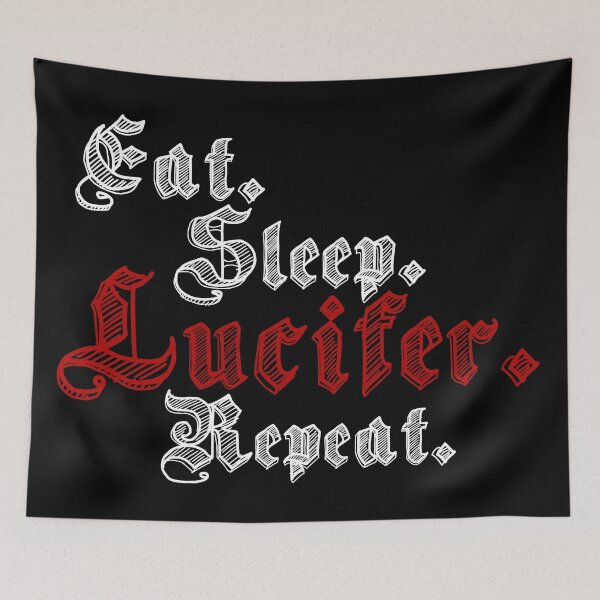 Item preview, Eat. Sleep. Lucifer. Repeat. - Lucifer Morningstar Tv Show designed and sold by KauzSL.