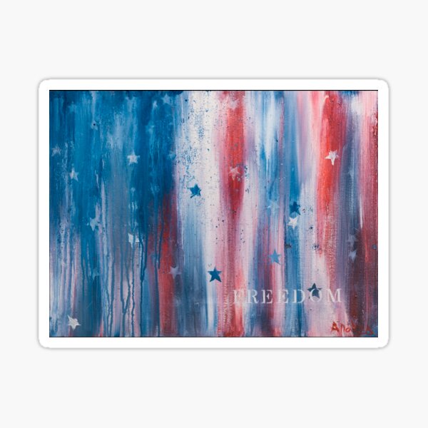FREEDOM Painting Sticker