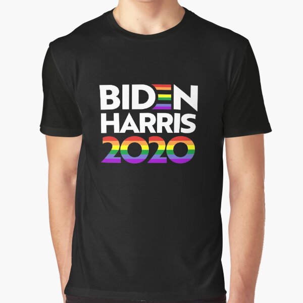 Biden Harris Pride - USA Election LGBTQ Rainbow 2020 - Democrat Joe Kamala Graphic T-Shirt