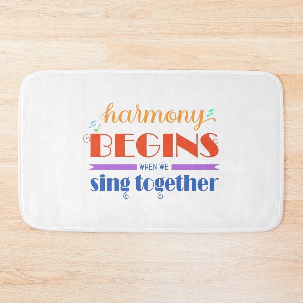 Item preview, Harmony begins when we sing together because Life is just better singing designed and sold by DSeller.