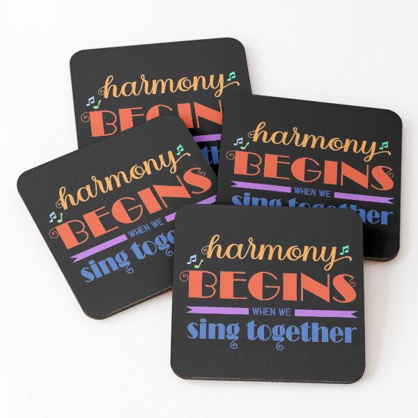 Item preview, Harmony begins when we sing together because Life is just better singing designed and sold by DSeller.