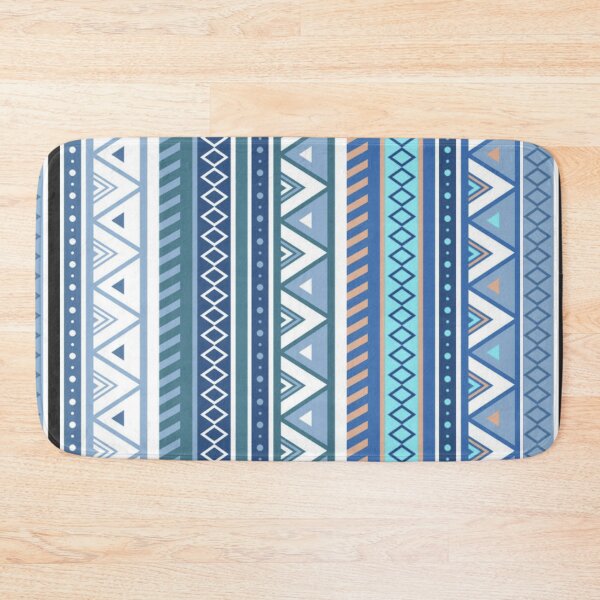 Item preview, Blue Aztec Print designed and sold by lennyandlee.