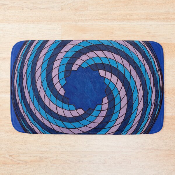 Item preview, Spirograph Shades of Blue Swirl designed and sold by TravellingAlle.