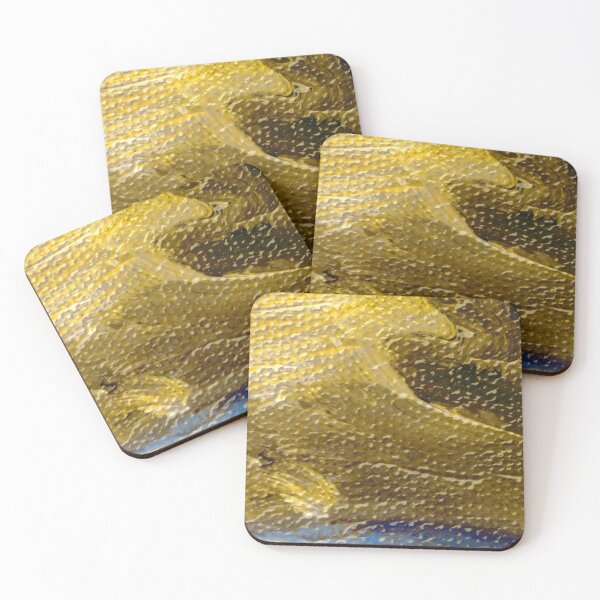 Item preview, Paint Brushstrokes - Yellow, Blue designed and sold by Talia Felix.