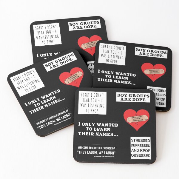 Item preview, KPOP FAN Fandom Stan Funny Meme Quotes [BUY MEDIUM OR LARGER FOR STICKER PACK] designed and sold by SugarSaint.