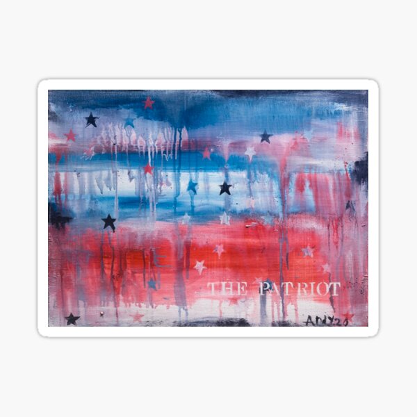 THE PATRIOT Painting Sticker