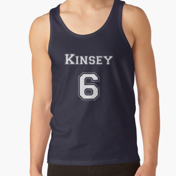 Kinsey6 - White Lettering Tank Top