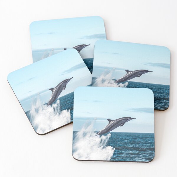 Item preview, Dolphin leaping out of the ocean  designed and sold by mwagie.