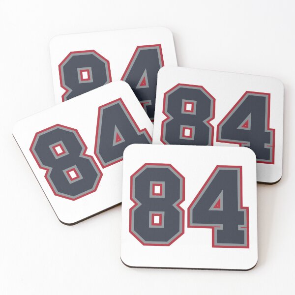 Item preview, 84 Navy Grey Red Sports Number Eighty-Four designed and sold by HelloFromAja.