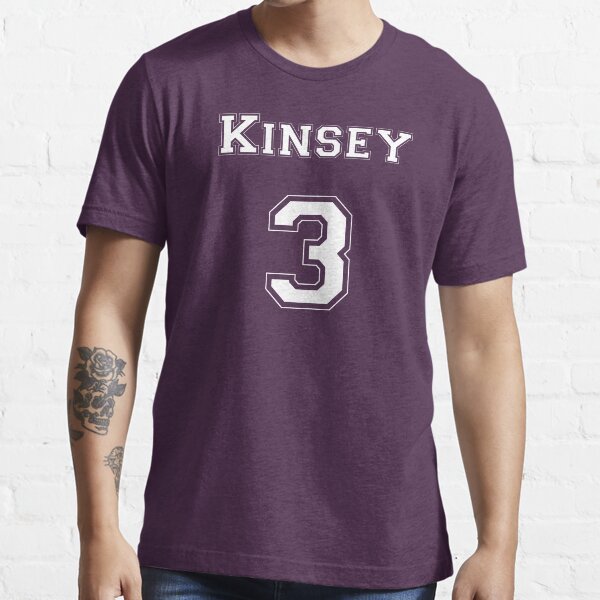 Kinsey3 - White Lettering Essential T-Shirt