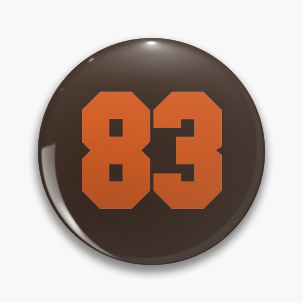 Item preview, 83 Number Cleveland Sports Eighty-Three Brown Jersey designed and sold by HelloFromAja.