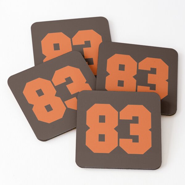 Item preview, 83 Number Cleveland Sports Eighty-Three Brown Jersey designed and sold by HelloFromAja.
