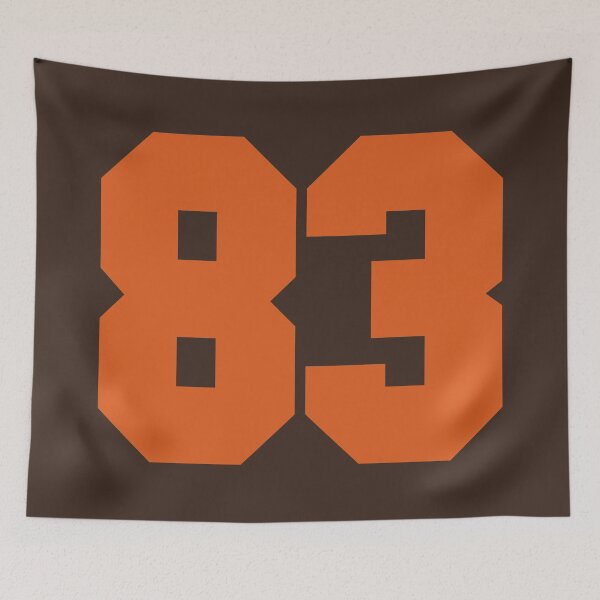 Item preview, 83 Number Cleveland Sports Eighty-Three Brown Jersey designed and sold by HelloFromAja.