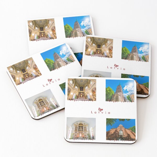 Item preview, Riga Latvia Stickers or Magnets Souvenirs Pack of 4 by TonyRockets designed and sold by MackyBoy.