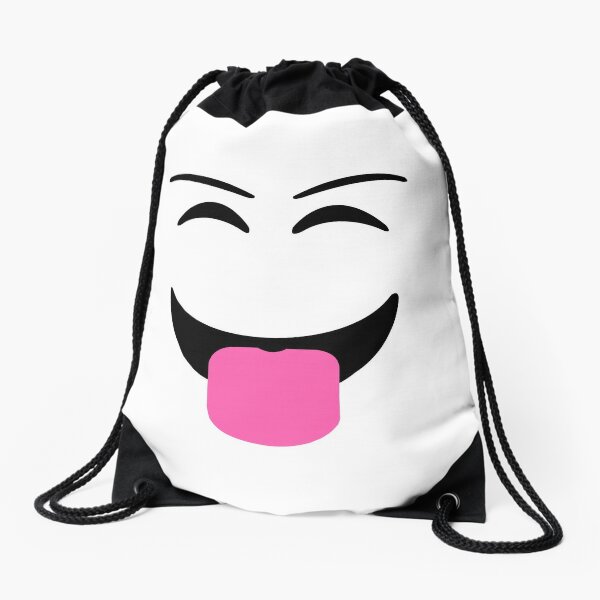 Roblox Face Drawstring Bags Redbubble - roblox prankster corporation